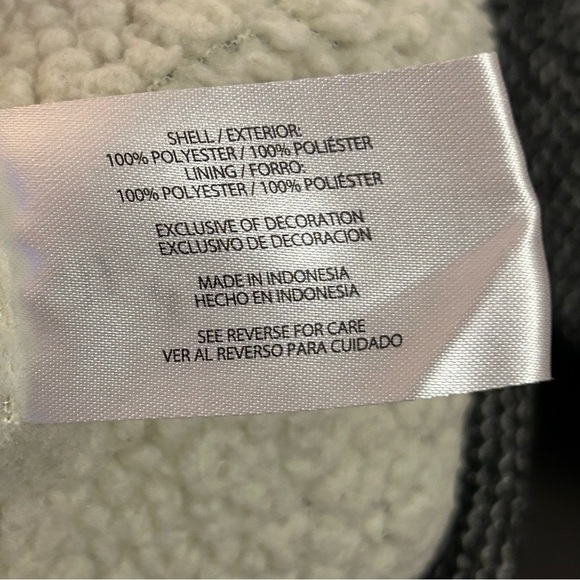 Orvis Quarter Zip Sweater Sherpa Lined Size Medium Winter Warm - Picture 5 of 8